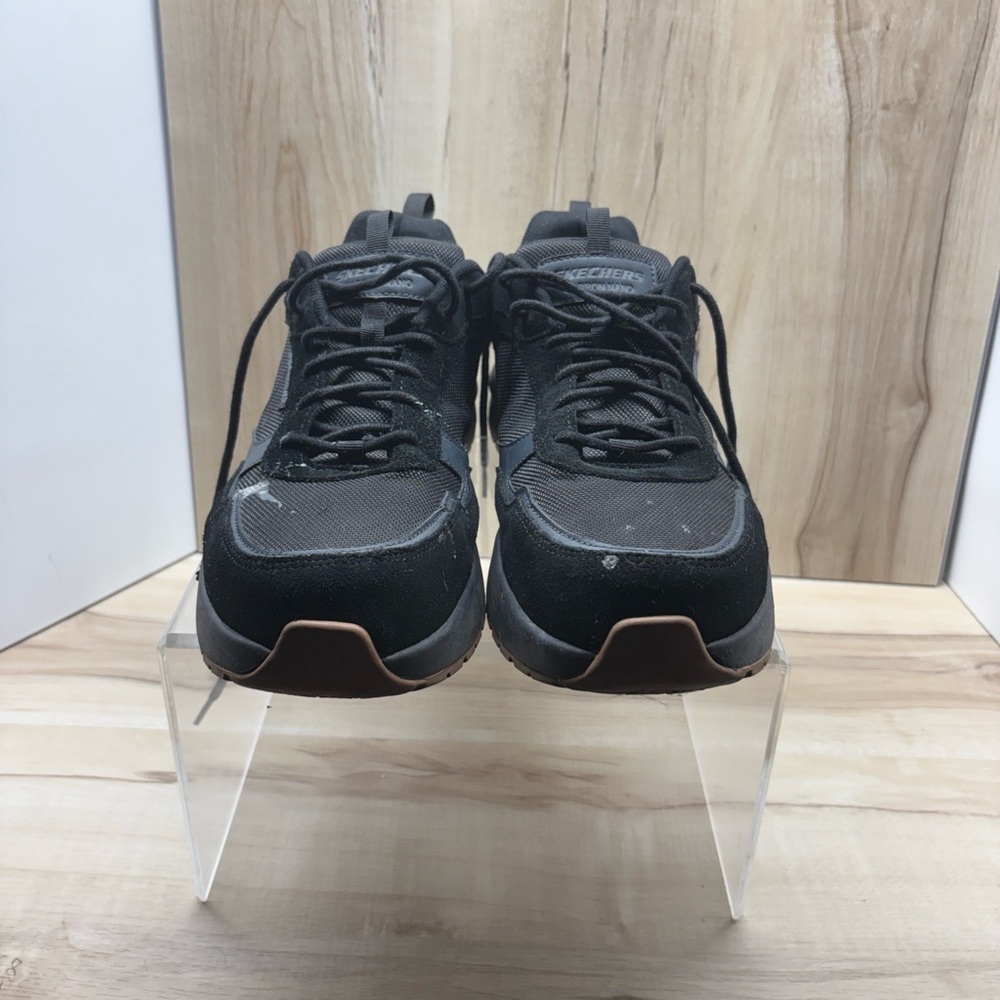 Skechers Men's Black and Brown Athletic Shoes